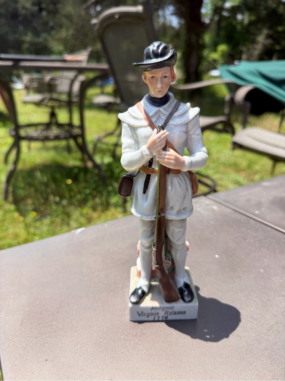 Andrea By Sadek Morgan’s Virginia Rifleman 1776 Porcelain  Figurine